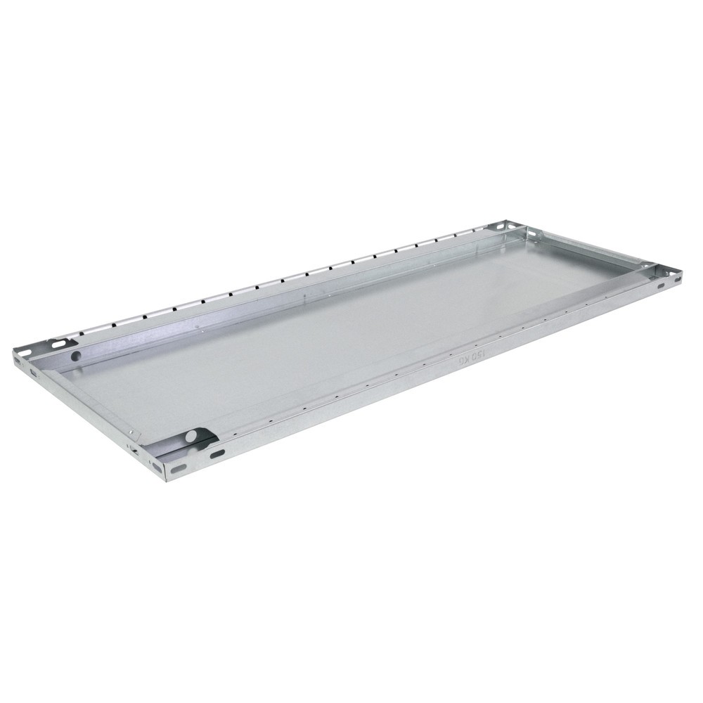 Číslo obrázku produktu 2: Police MULTIplus pro policový regál SCHULTE Green, montáž zasouváním dílů do sebe, nosnost police 150 kg, balení 2 ks, ŠxH 1000 x 400 mm, včetně 8 policových podpěr