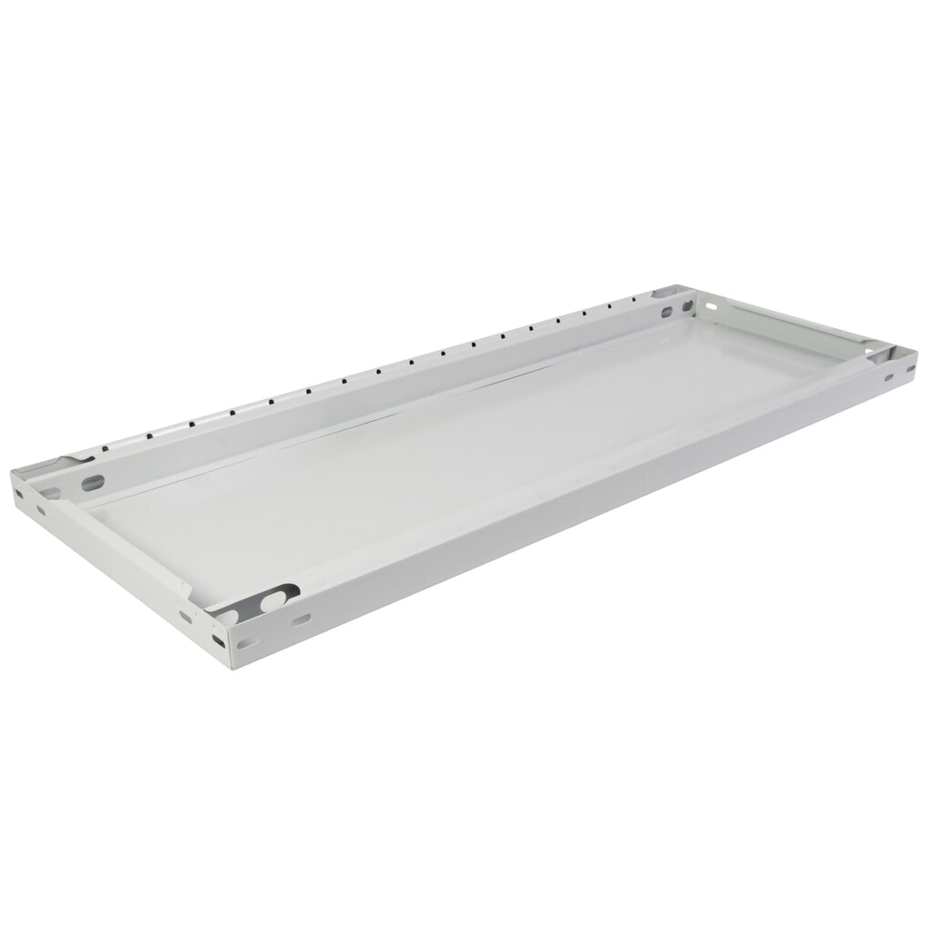 Police MULTIplus250 pro policový regál SCHULTE, nosnost police 250 kg, ŠxH 750 x 600 mm, šeď světlá Číslo obrázku produktu 2: Police MULTIplus250 pro policový regál SCHULTE, nosnost police 250 kg, ŠxH 750 x 600 mm, šeď světlá