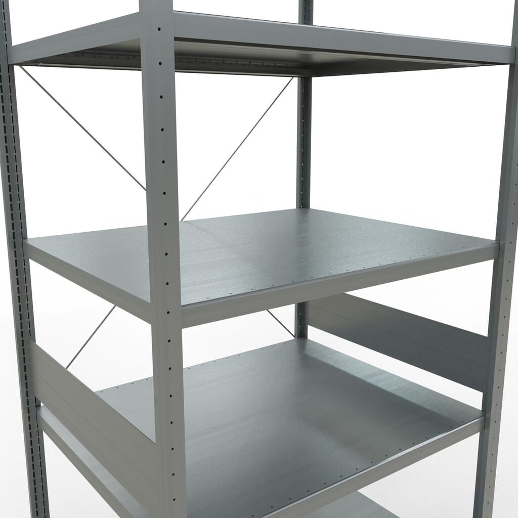 Číslo obrázku produktu 5: Policový regál SCHULTE, pozink, nosnost police 330 kg, VxŠxH 3000 x 1060 x 836 mm