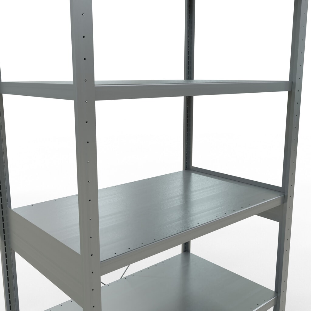 Číslo obrázku produktu 5: Policový regál SCHULTE, pozink, nosnost police 330 kg, VxŠxH 2500 x 1060 x 636 mm