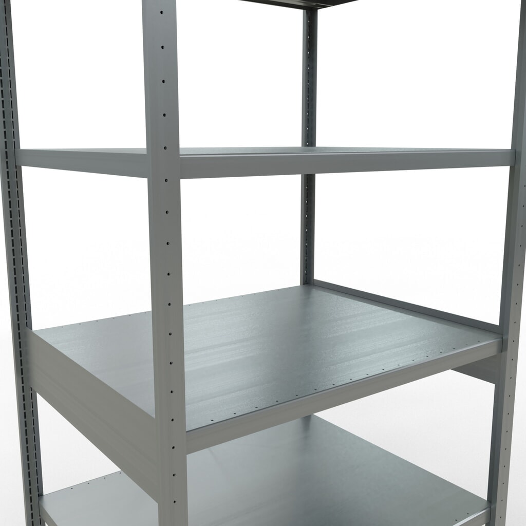 Číslo obrázku produktu 5: Policový regál SCHULTE, pozink, nosnost police 330 kg, VxŠxH 2500 x 1060 x 836 mm