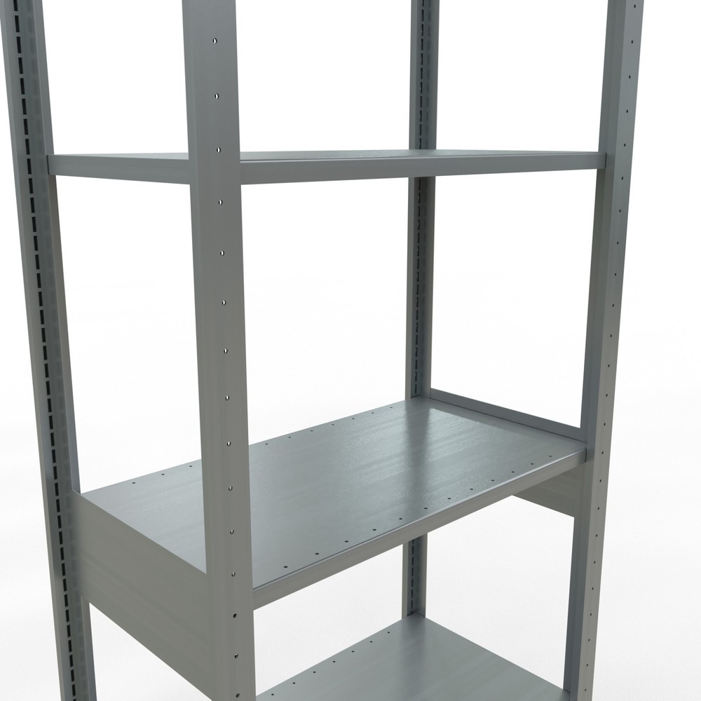 Číslo obrázku produktu 4: Policový regál SCHULTE, pozink, nosnost police 150 kg, VxŠxH 2500 x 810 x 436 mm