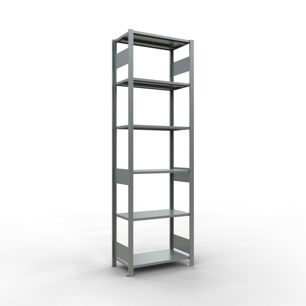 Obrázek produktu: Policový regál SCHULTE, pozink, nosnost police 150 kg, VxŠxH 2500 x 810 x 436 mm