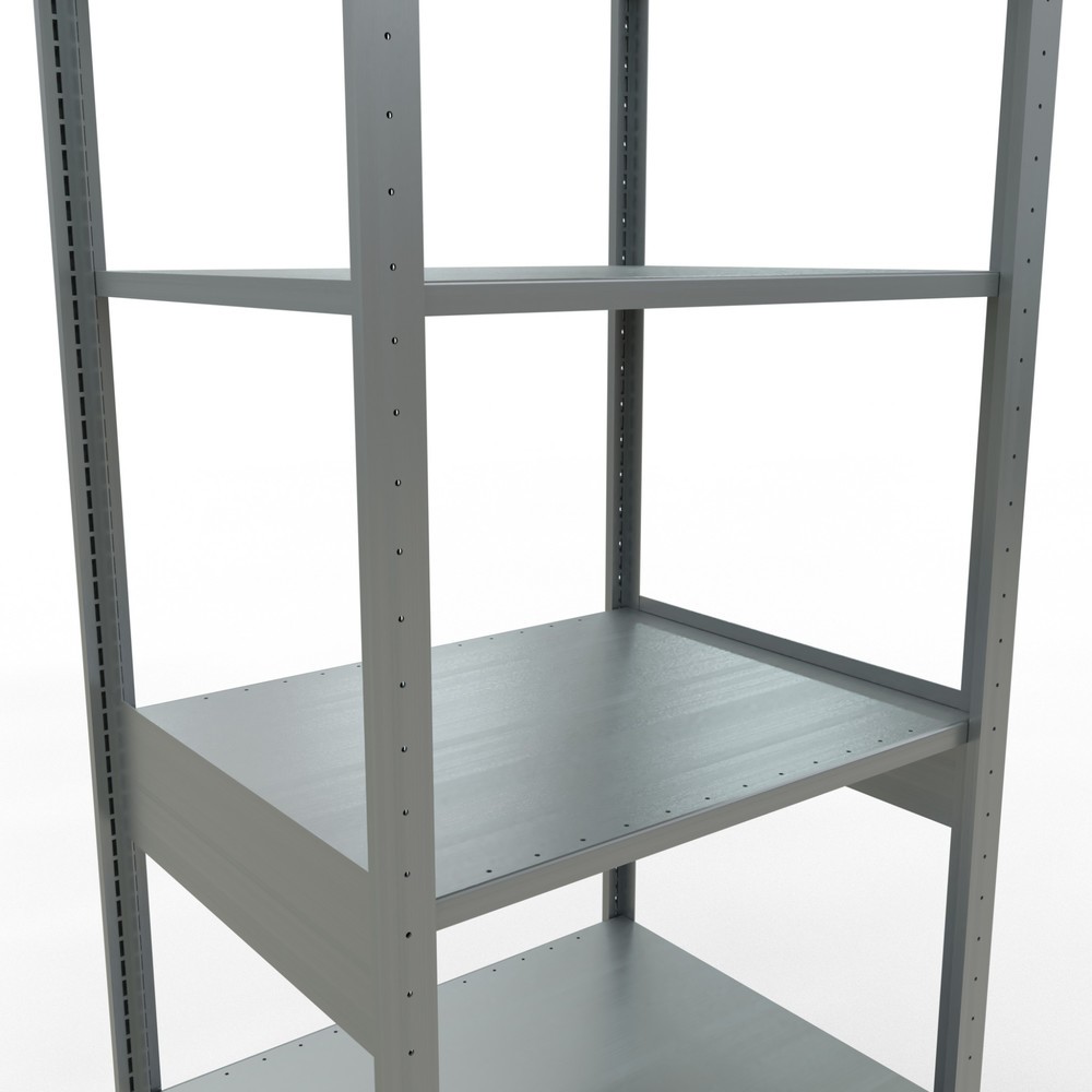 Číslo obrázku produktu 4: Policový regál SCHULTE, pozink, nosnost police 150 kg, VxŠxH 2500 x 810 x 636 mm