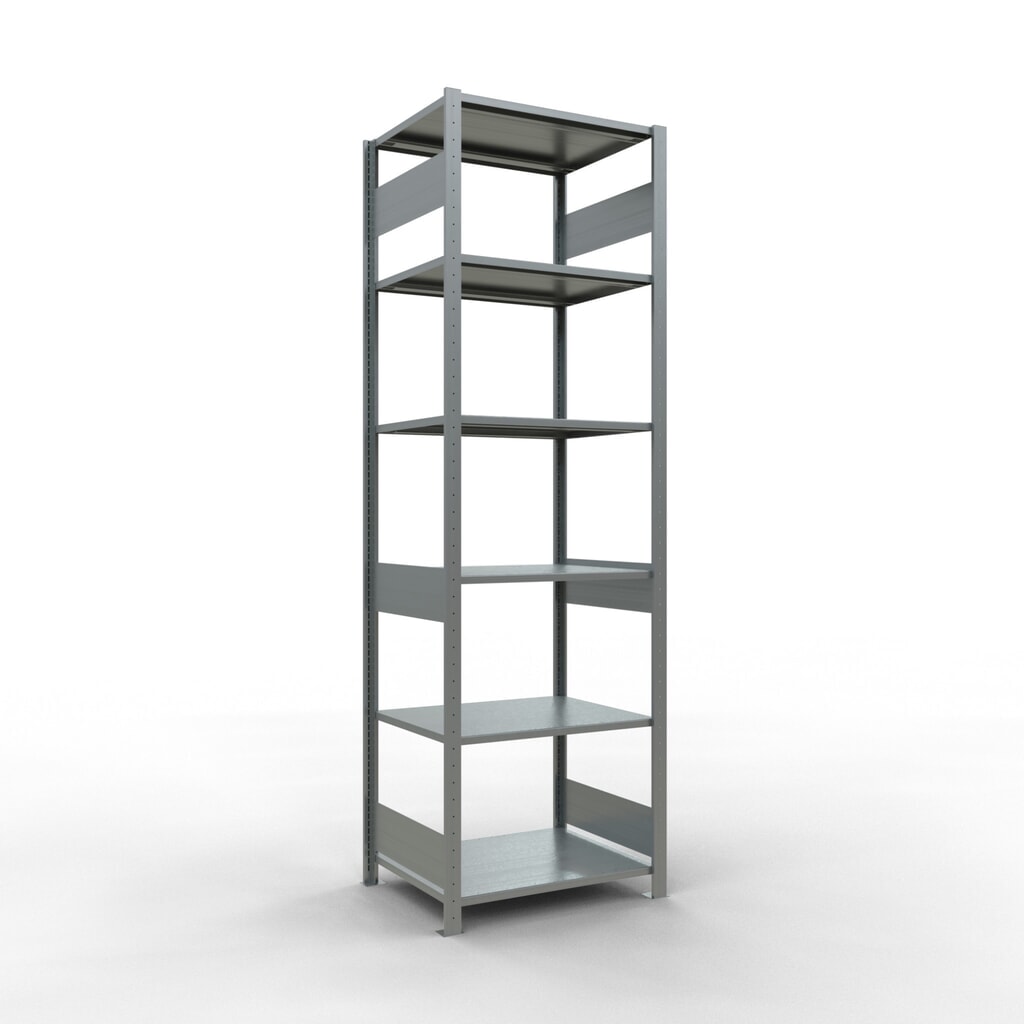Obrázek produktu: Policový regál SCHULTE, pozink, nosnost police 150 kg, VxŠxH 2500 x 810 x 636 mm