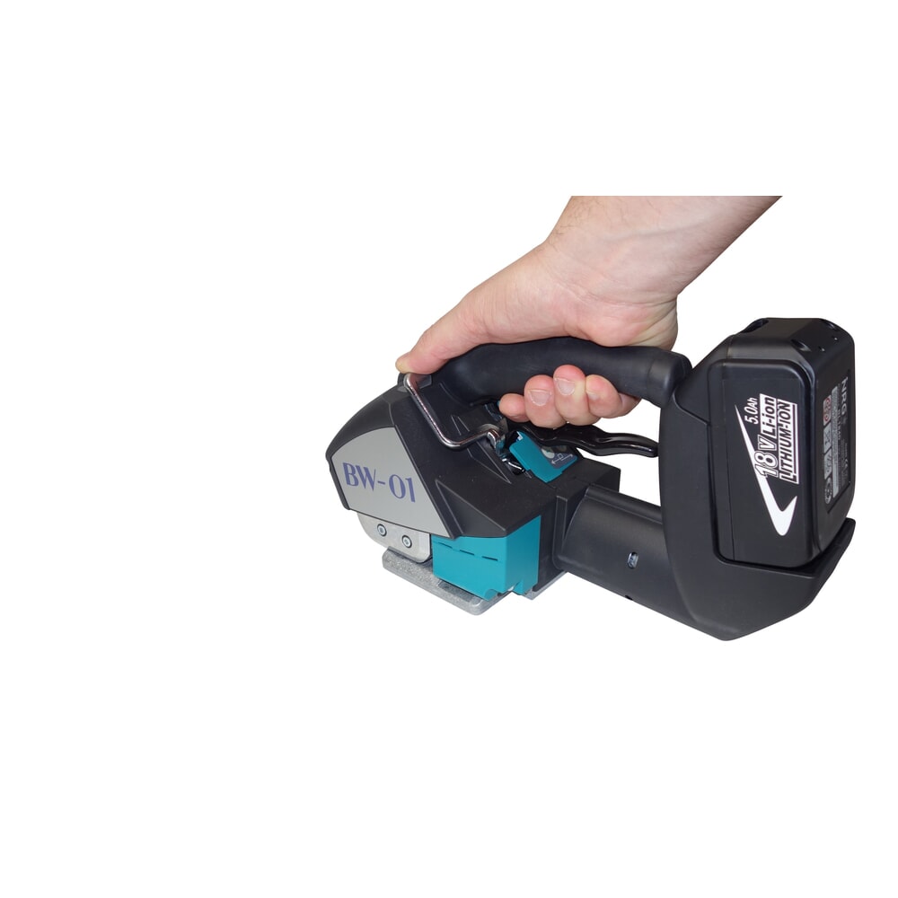 Číslo obrázku produktu 6: Akumulátorové a uzavírací zařízení BASIC, poloautomatické, na šířku pásky 12-16 mm