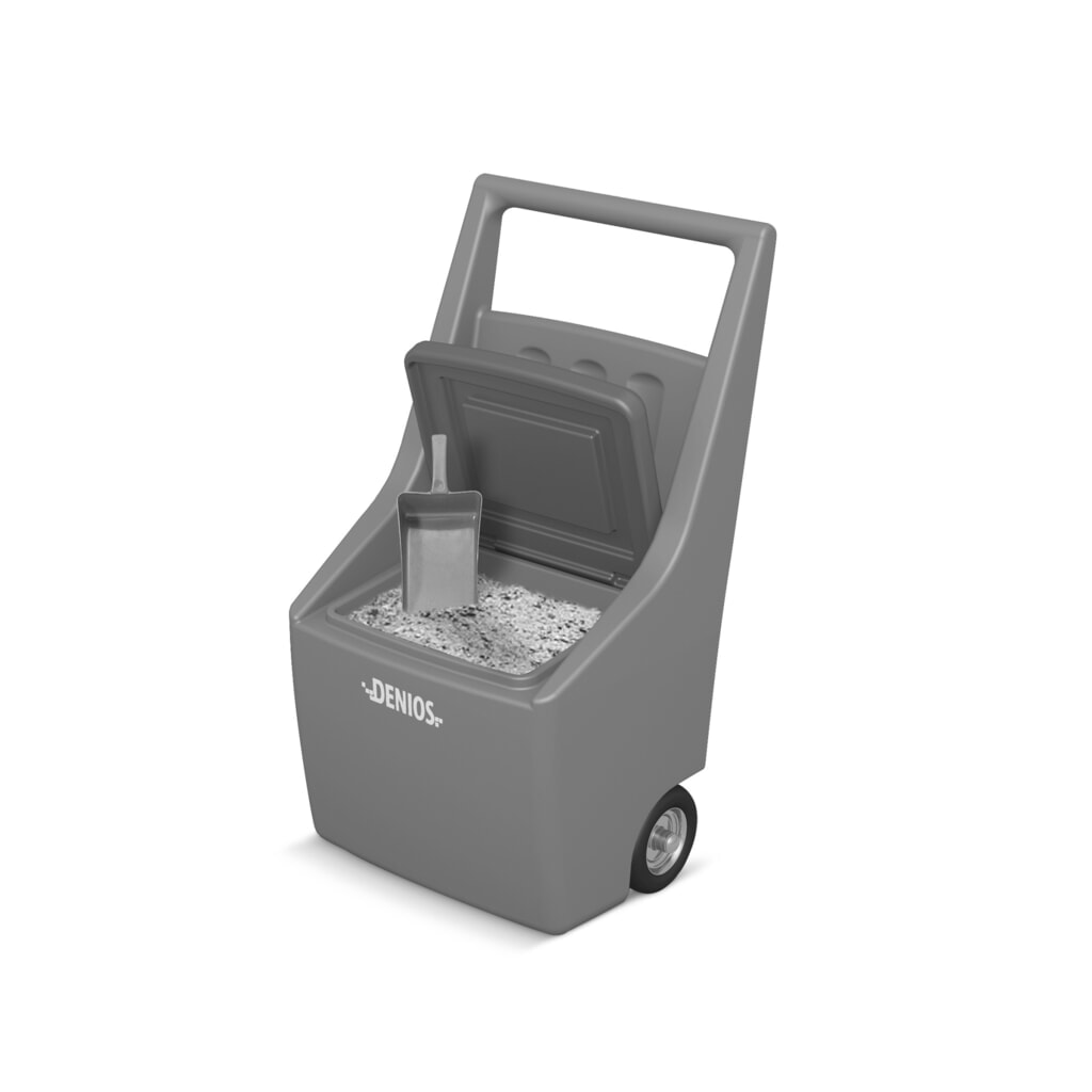 Posypový vozík GritCaddy na absorpční granulát, objem 60 l Obrázek produktu: Posypový vozík GritCaddy na absorpční granulát, objem 60 l