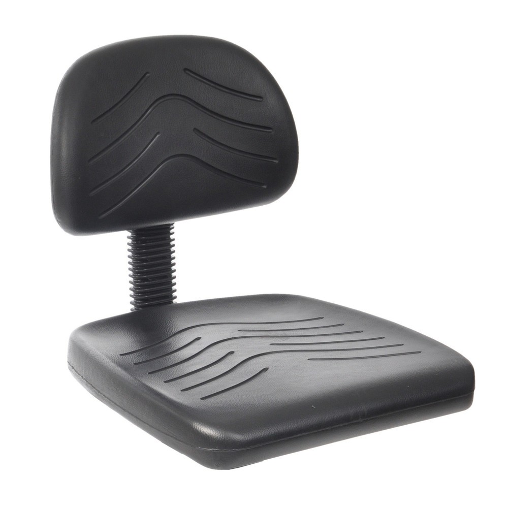 Číslo obrázku produktu 2: HEMMDAL Pracovní otočná židle Easy polyuretan, výška sedáku 510-710 mm, plastová základna, podlahový kluzák, prstencová podnož