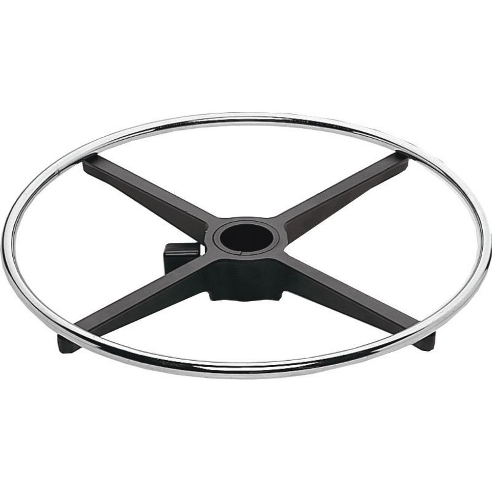Číslo obrázku produktu 5: HEMMDAL Pracovní otočná židle Easy polyuretan, výška sedáku 510-710 mm, plastová základna, podlahový kluzák, prstencová podnož