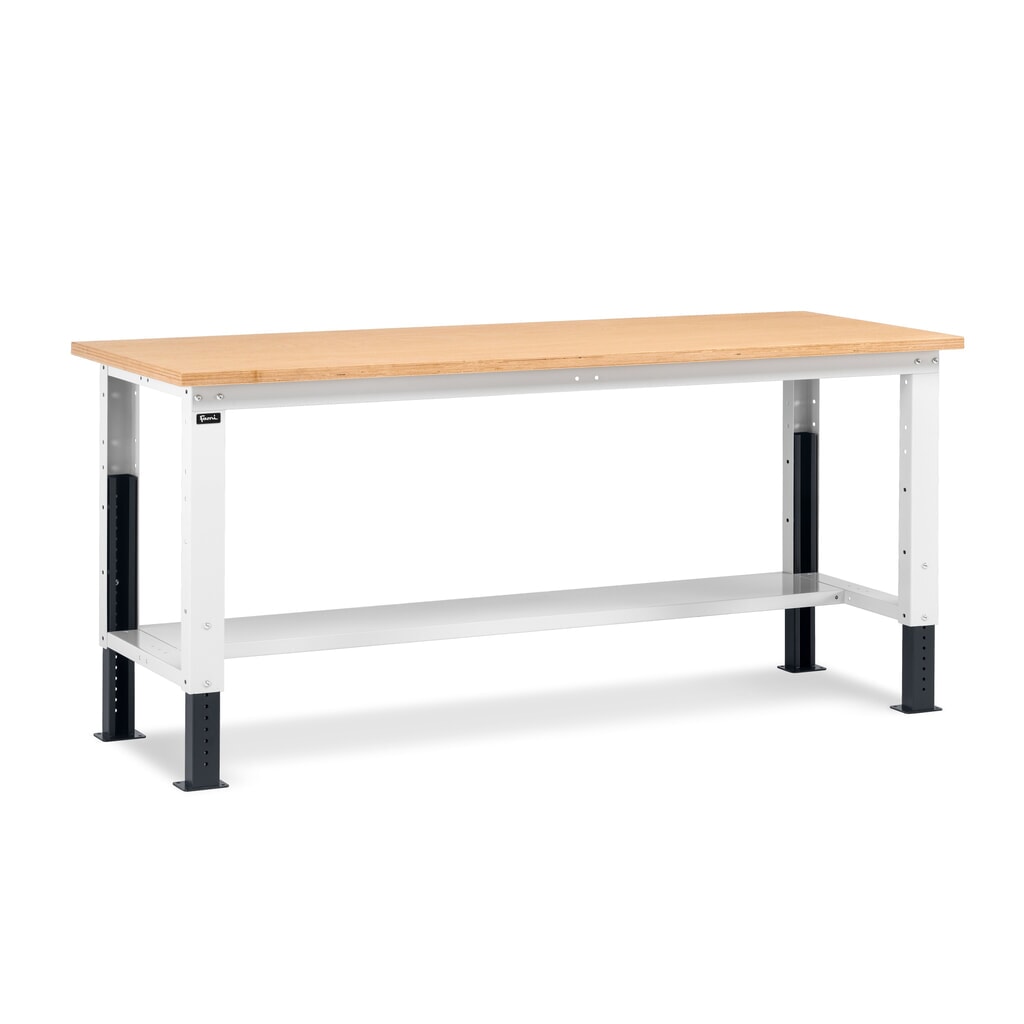 Pracovní stůl Fami, konstrukční výška kově nastavitelný, nosnost 1 000 kg, VxŠxH 740-1,110 x 2 000 x 750 mm, RAL 7035 světle šedá/RAL 7016 antracitová šedá Číslo obrázku produktu 1: Pracovní stůl Fami, konstrukční výška kově nastavitelný, nosnost 1 000 kg, VxŠxH 740-1,110 x 2 000 x 750 mm, RAL 7035 světle šedá/RAL 7016 antracitová šedá