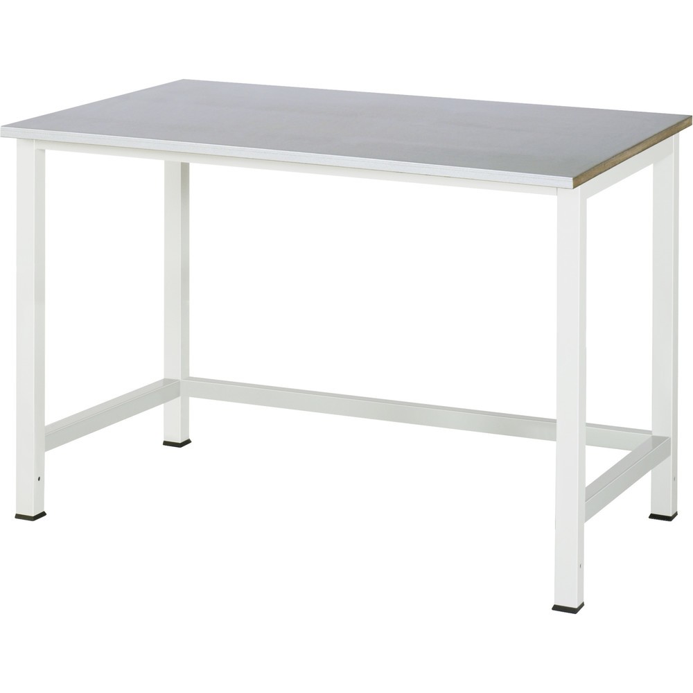 Obrázek produktu: Pracovní stůl RAU 900, VxŠxH 825 x 1 250 x 800 mm, pracovní deska s povrchem z nerezové oceli