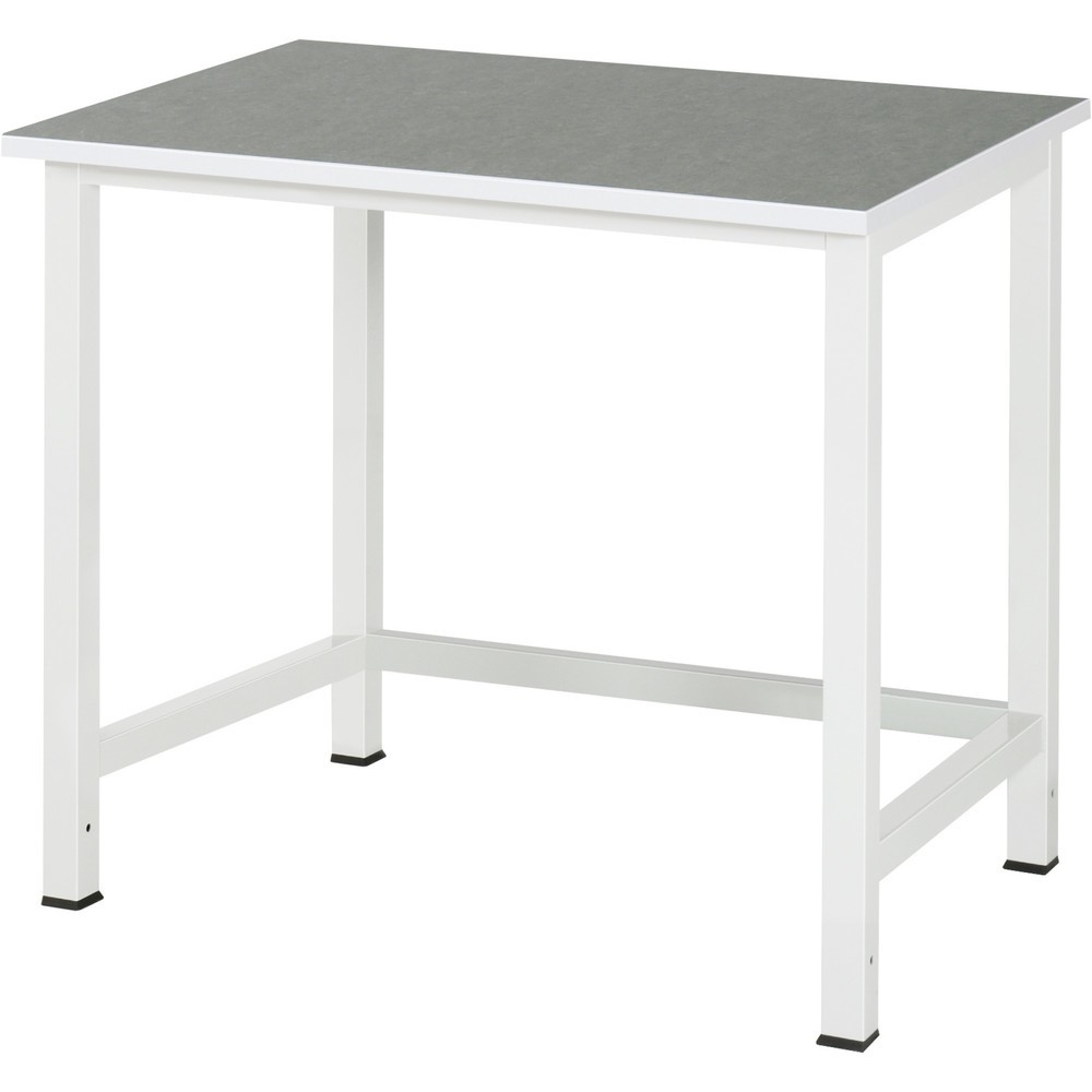 Obrázek produktu: Pracovní stůl RAU 900, VxŠxH 825 x 1 000 x 800 mm, pracovní deska s povrchem Universal/linoleum