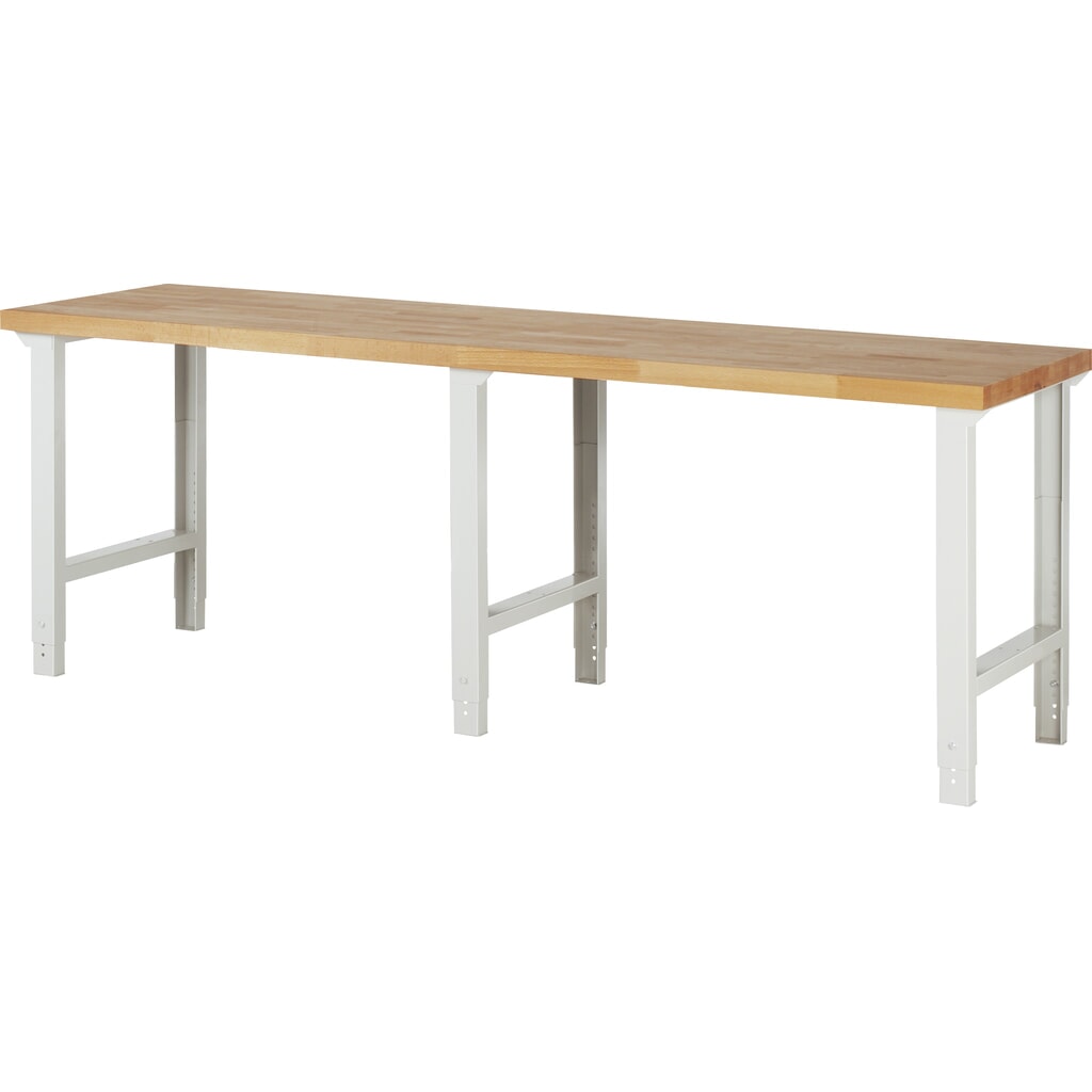 Pracovní stůl RAU řada 7000, V׊×H 790-1140 × 2500 × 700 mm Obrázek produktu: Pracovní stůl RAU řada 7000, V׊×H 790-1140 × 2500 × 700 mm