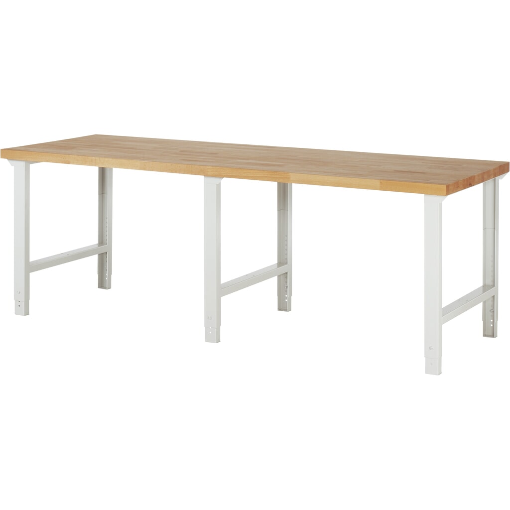 Obrázek produktu: Pracovní stůl RAU řada 7000, V×Š×H 790-1140 × 2500 × 900 mm