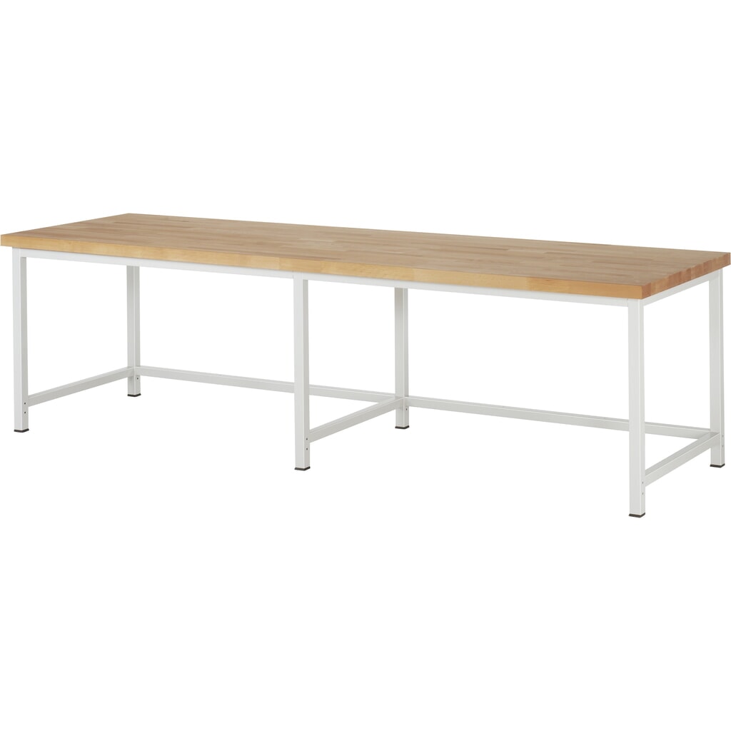 Pracovní stůl RAU řada 8000, V׊×H 840-1040 × 3000 × 900 mm Obrázek produktu: Pracovní stůl RAU řada 8000, V׊×H 840-1040 × 3000 × 900 mm
