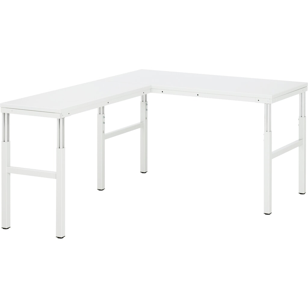Pracovní stůl RAU řada E, VxŠxH 650-1000 x 700 x 500 mm, pracovní deska s melaminovým povrchem Číslo obrázku produktu 4: Pracovní stůl RAU řada E, VxŠxH 650-1000 x 700 x 500 mm, pracovní deska s melaminovým povrchem