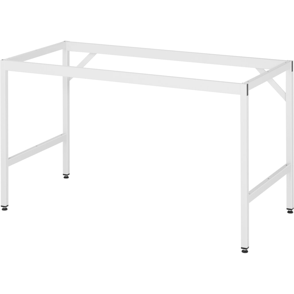 Číslo obrázku produktu 3: Pracovní stůl RAU ve výškově nastavitelném provedení, řada JERRY, VxŠxH 800-850 x 1 500 x 800 mm, pracovní deska s povrchem z ocelového plechu
