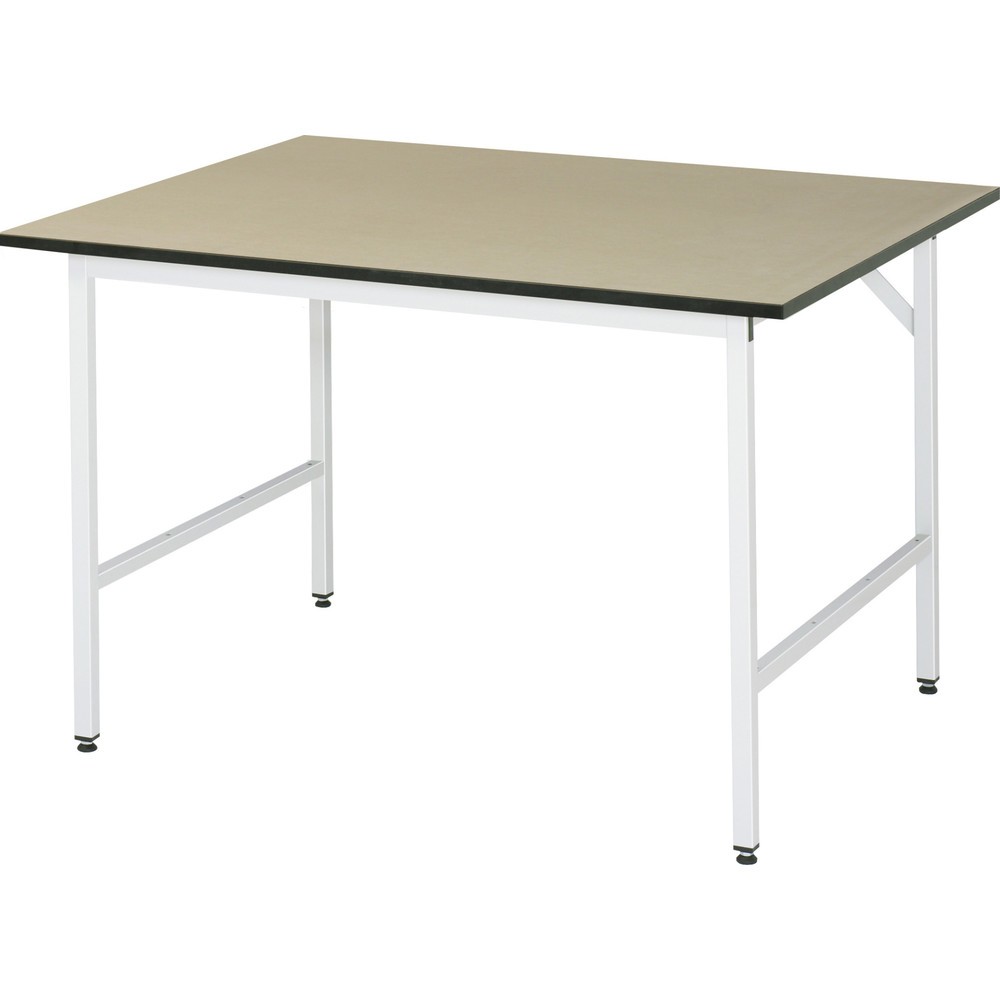 Obrázek produktu: Pracovní stůl RAU ve výškově nastavitelném provedení, řada JERRY, VxŠxH 800-850 x 1 250 x 1000 mm, pracovní deska MDF