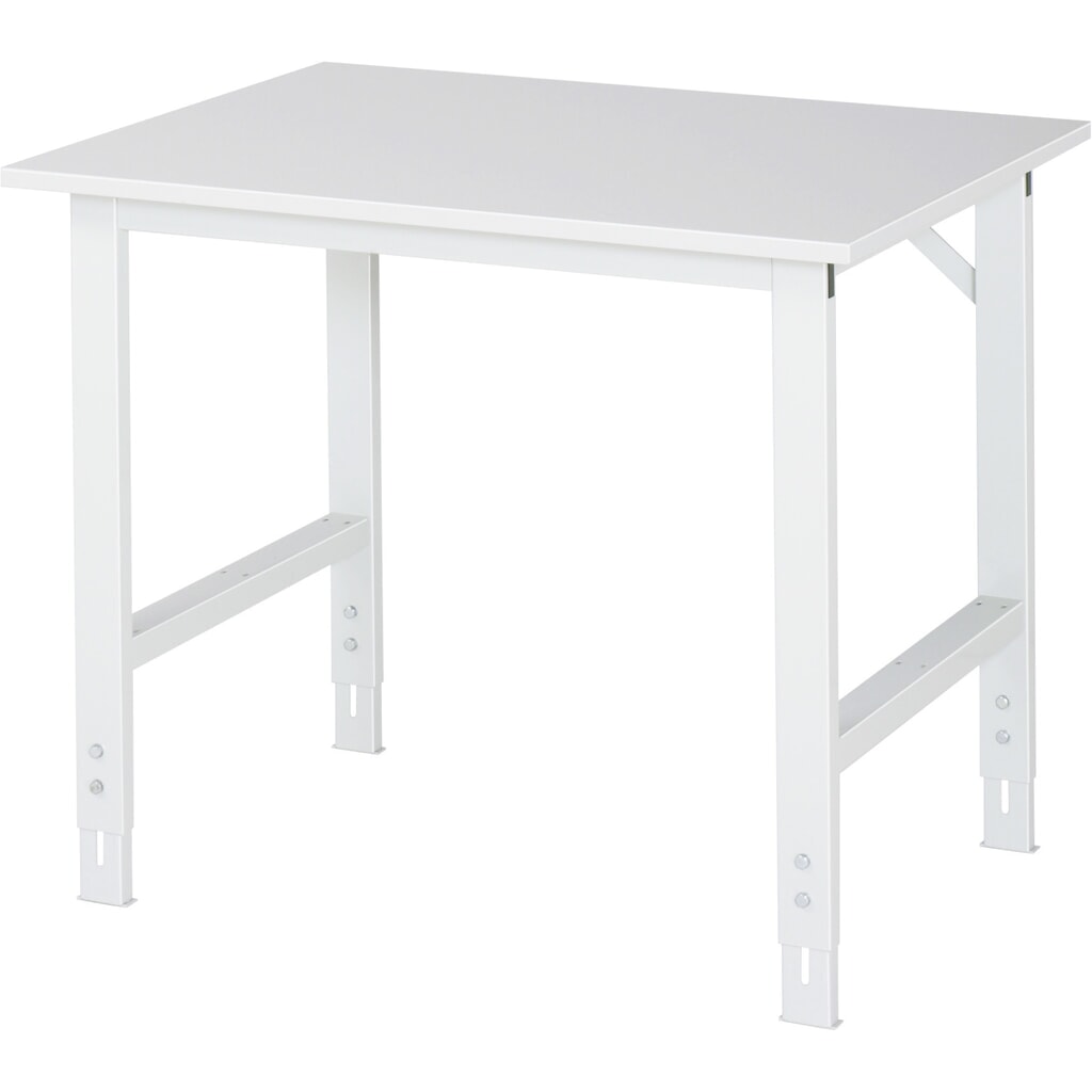 Pracovní stůl RAU ve výškově nastavitelném provedení, řada TOM, V׊×H 760-1080 × 1 000 × 800 mm, pracovní deska s povrchovou úpravou z melaminové pryskyřice Obrázek produktu: Pracovní stůl RAU ve výškově nastavitelném provedení, řada TOM, V׊×H 760-1080 × 1 000 × 800 mm, pracovní deska s povrchovou úpravou z melaminové pryskyřice