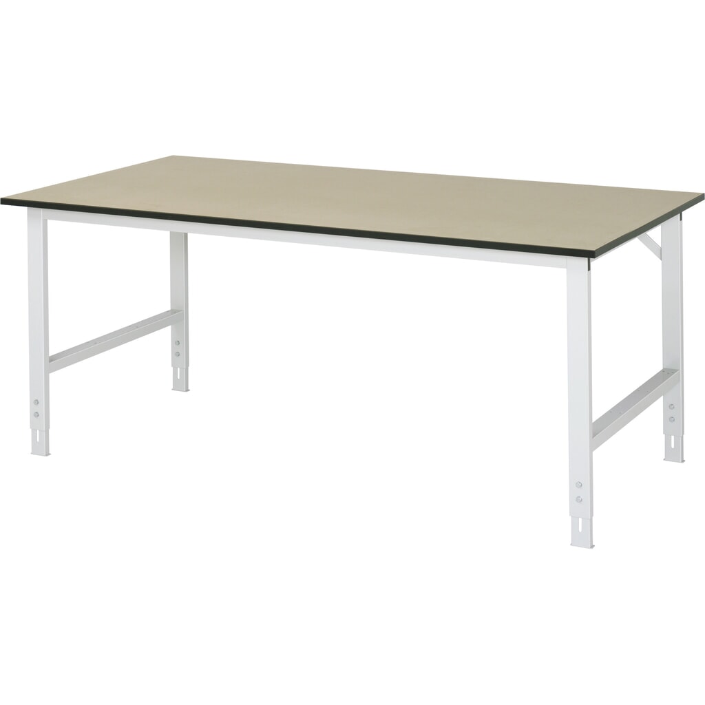 Pracovní stůl RAU ve výškově nastavitelném provedení, řada TOM, V׊×H 760-1080 × 2000 × 1000 mm, pracovní deska MDF Obrázek produktu: Pracovní stůl RAU ve výškově nastavitelném provedení, řada TOM, V׊×H 760-1080 × 2000 × 1000 mm, pracovní deska MDF