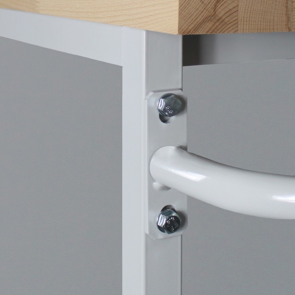 Číslo obrázku produktu 3: Pracovní stůl Steinbock® Motion, pojízdný, se 4 zásuvkami, nosnost 500 kg, V×Š×H 827 × 1300 × 600 mm, RAL 7035/7016