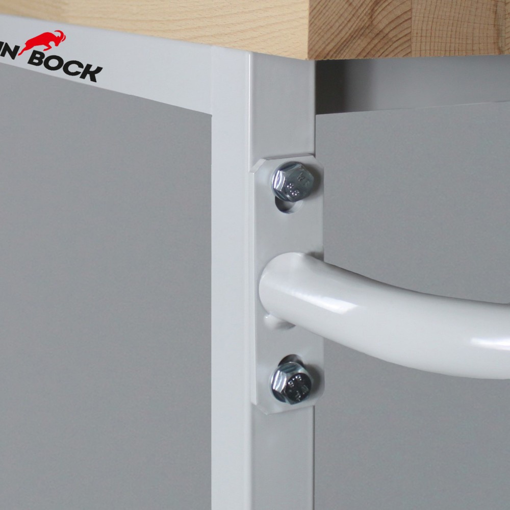 Číslo obrázku produktu 6: Pracovní stůl Steinbock® Motion, pojízdný, se 3 zásuvkami, nosnost 500 kg, V×Š×H 827 × 1300 × 600 mm, RAL 7035/7016