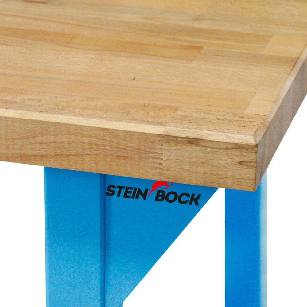 Číslo obrázku produktu 3: Pracovní stůl Steinbock® Original, 1 odkládací plocha, nosnost 500 kg, V×Š×H 850 × 2000 × 750 mm, RAL 5012