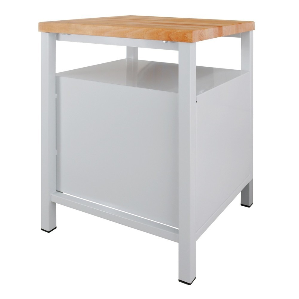 Číslo obrázku produktu 2: Pracovní stůl Steinbock® Premium, 1 odkládací plocha, 3 zásuvek, nosnost 300 kg, V×Š×H 840 × 600 × 600 mm, RAL 7035/7016