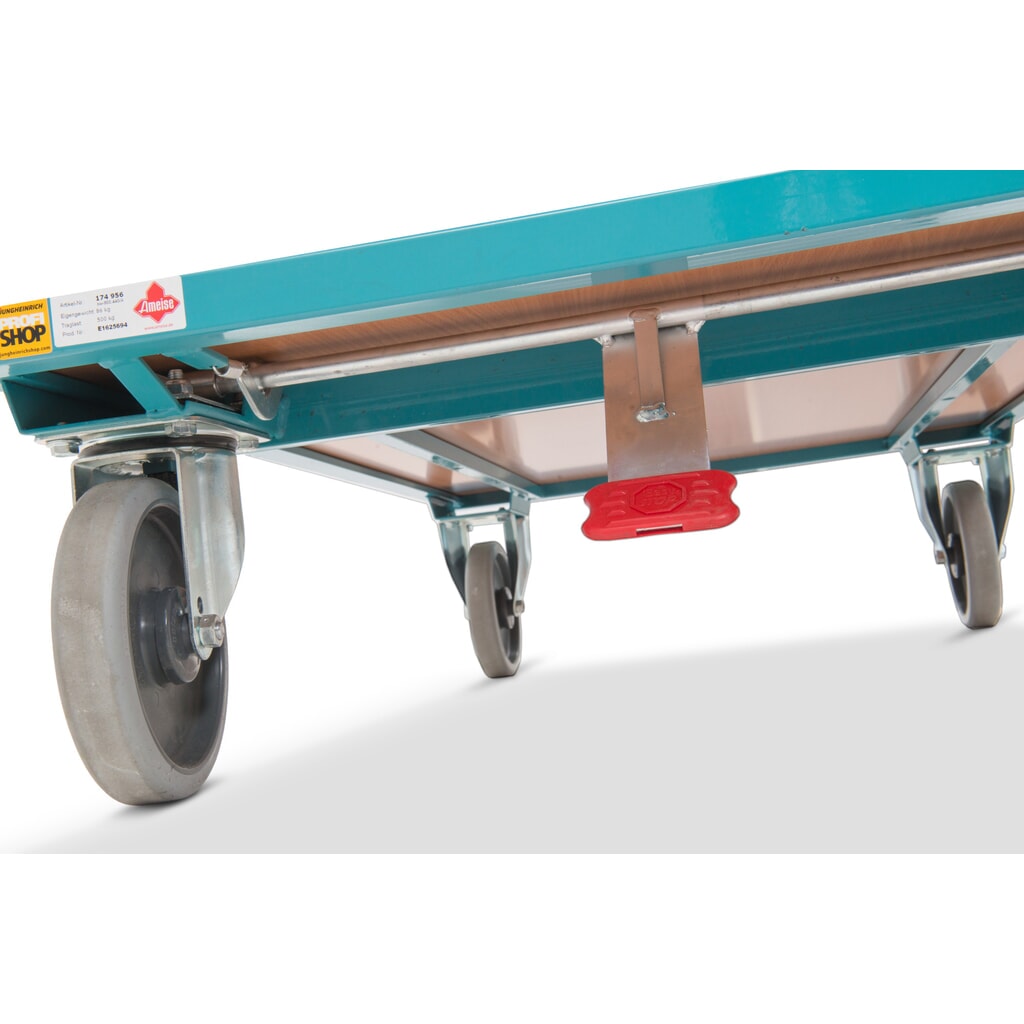 Číslo obrázku produktu 3: Plošinový vozík Ameise®, s posuvné madlo, ložná plocha ŠxH 500 x 880 mm
