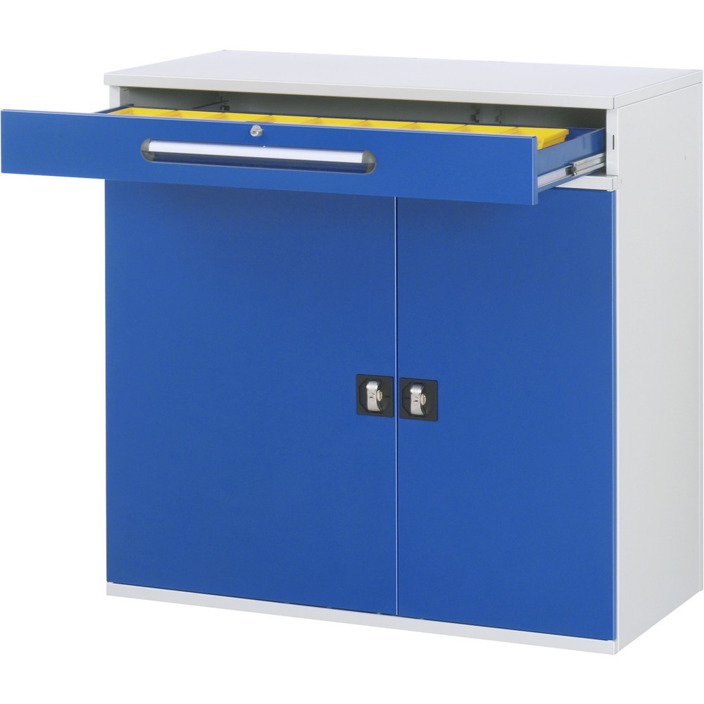 Číslo obrázku produktu 3: Prezentační pult RAU, VxŠxH 1060 x 1100 x 520 mm, zásuvky 8 x 80, 1 x 120 mm
