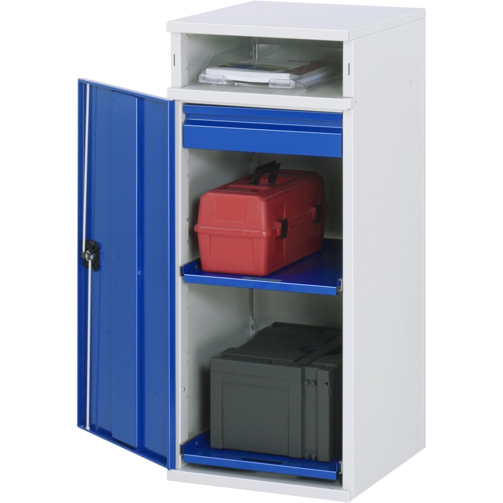 Obrázek produktu: Pultová skříň RAU, VxŠxH 1060 x 450 x 520 mm, Zásuvky 1 x 80 mm