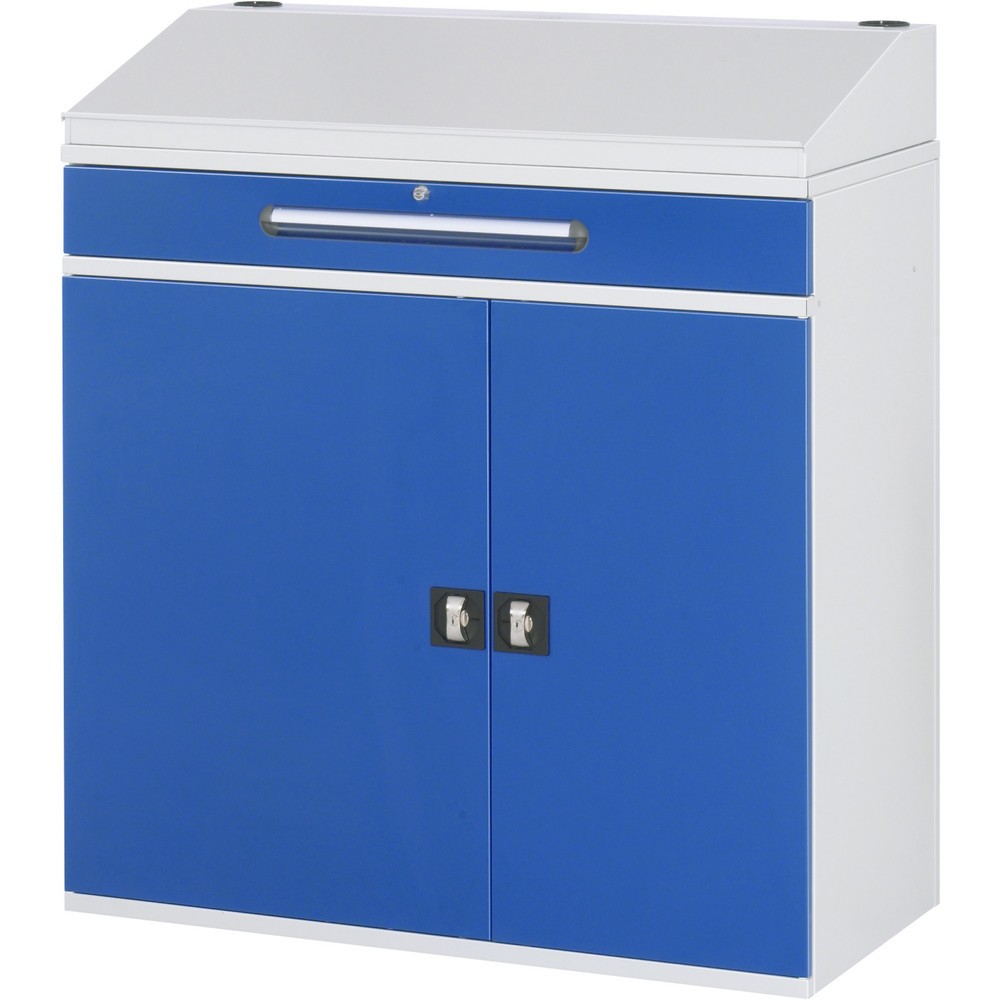 Číslo obrázku produktu 3: Prezentační pult RAU, VxŠxH 1110-1220 x 1100 x 520 mm, zásuvky 1 x 120 mm