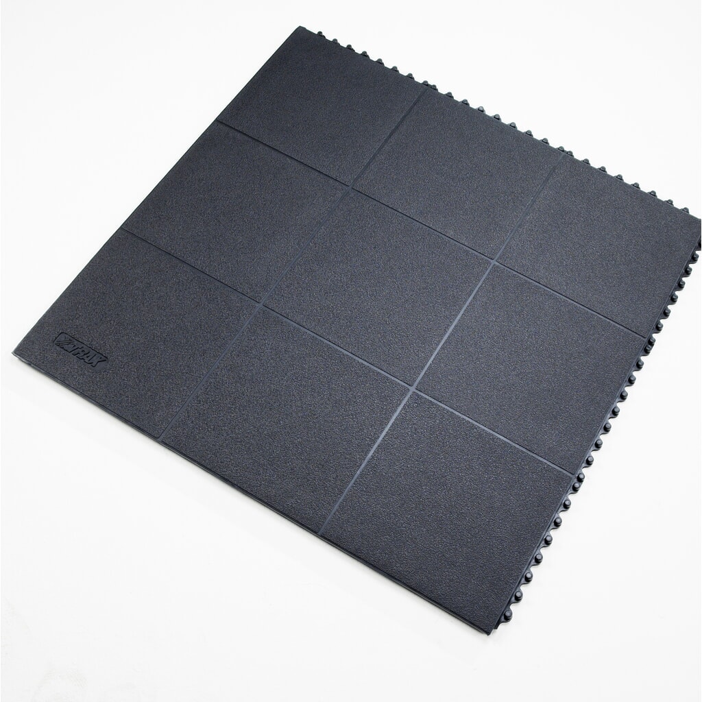 Obrázek produktu: NoTrax protiúnavová rohož Cushion Ease Solid™ ESD Nitrilová FR, ŠxD 910 x 910 mm, černá