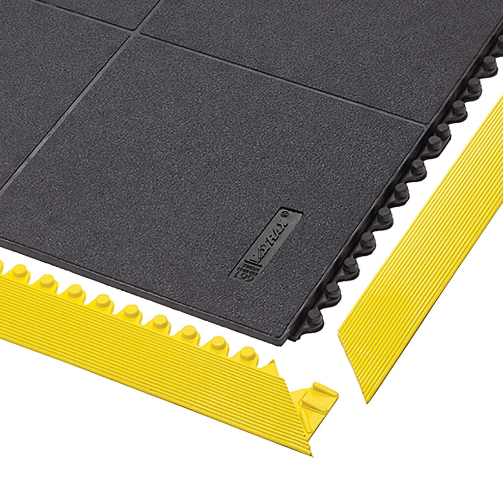 Obrázek produktu: NoTrax protiúnavová rohož Cushion Ease Solid™ Nitrilová FR, ŠxD 910 x 910 mm, černá