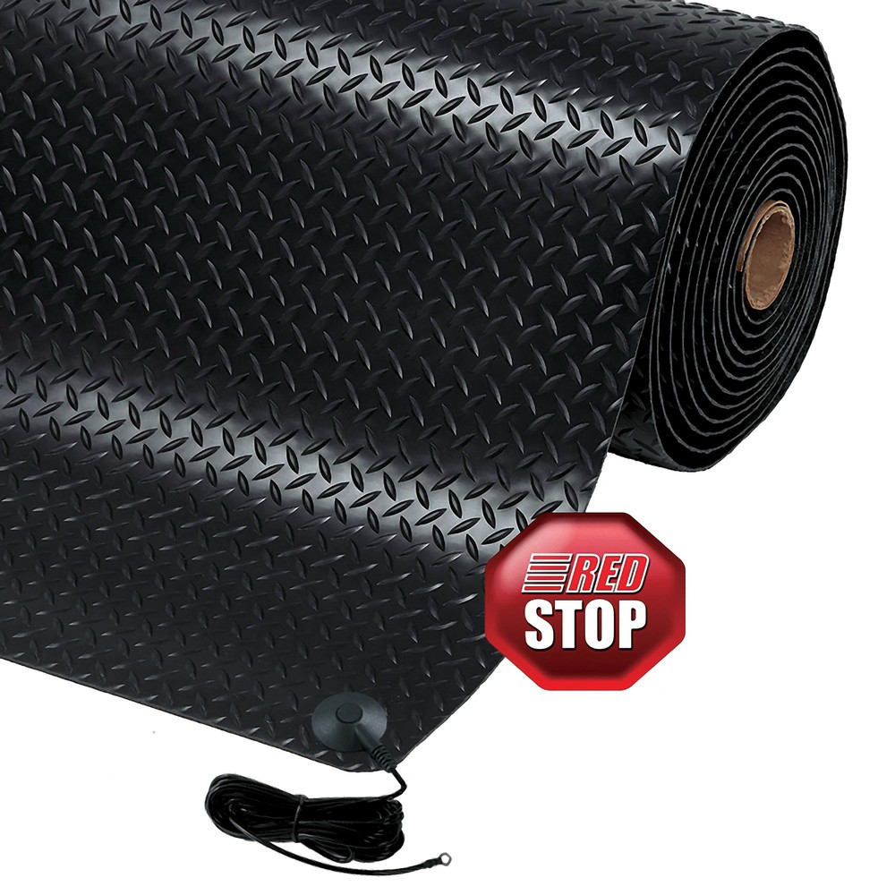 Číslo obrázku produktu 3: Protiúnavová rohož NoTrax Diamond Stat™, ŠxH bm x 910 mm, černá