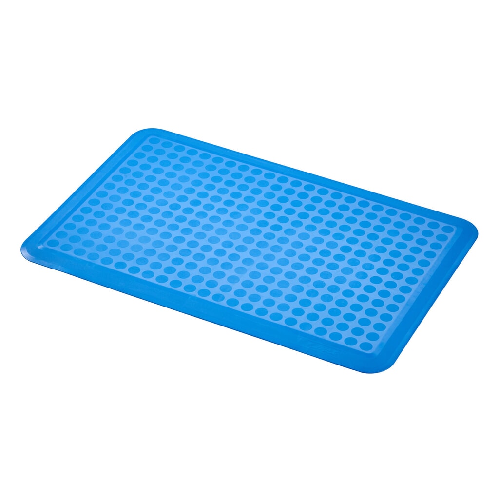 Protiúnavová rohož NoTrax Sani-Flex™, ŠxD 460 x 610 mm, modrá Obrázek produktu: Protiúnavová rohož NoTrax Sani-Flex™, ŠxD 460 x 610 mm, modrá