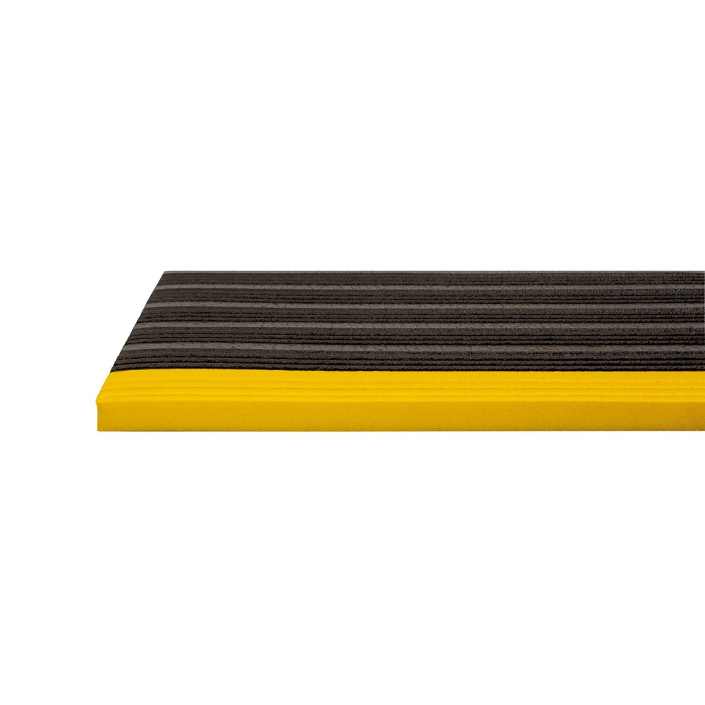 Číslo obrázku produktu 5: Protiúnavová rohož Premium z vinylové pěny, ŠxH 600 x 910 mm, černá/žlutá