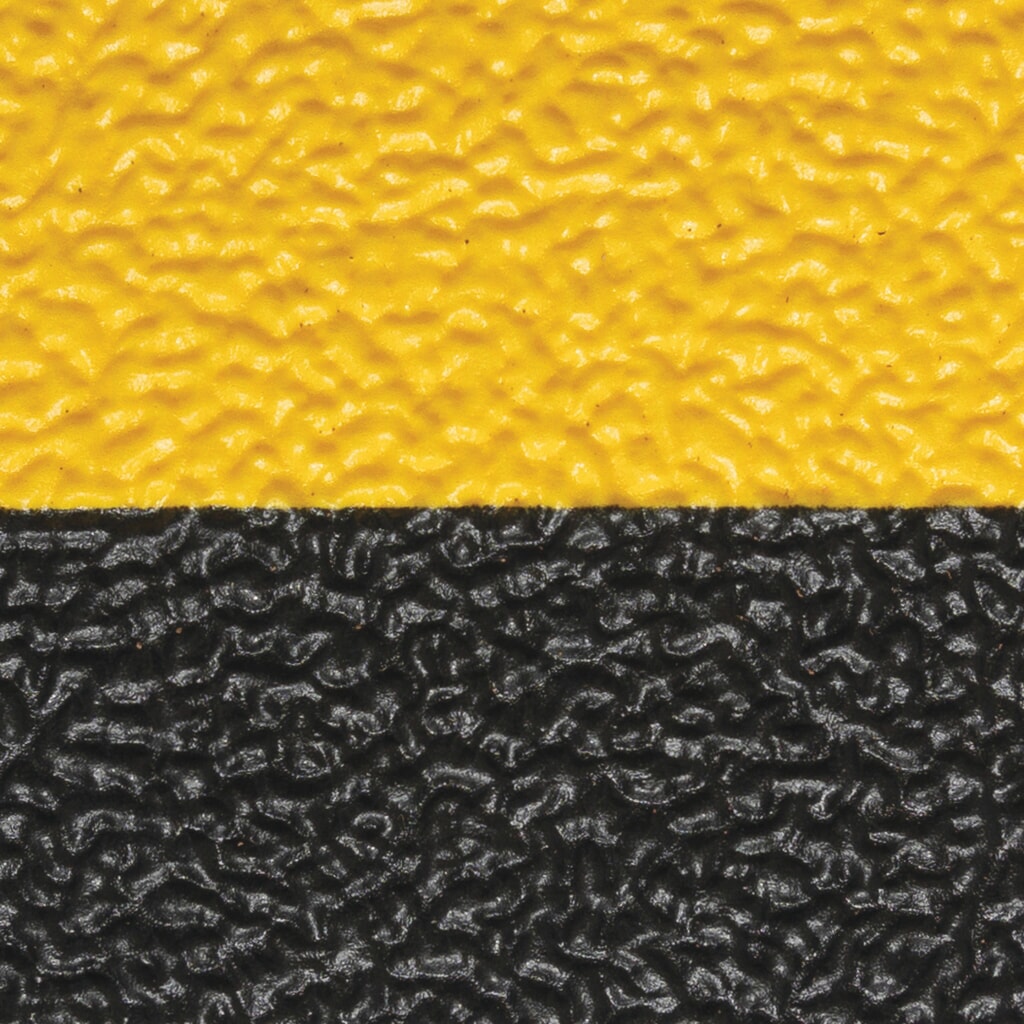 Číslo obrázku produktu 2: Protiúnavová rohož, texturovaný povrch, ŠxH 600 x 910 mm, černá/žlutá