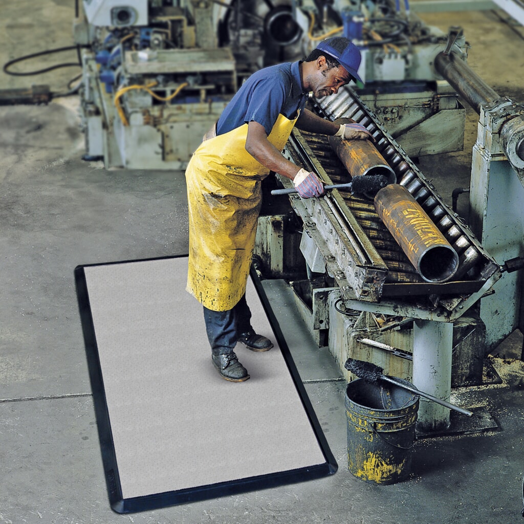 Protiúnavová rohož s vlákny, z nitrilové gumy, ŠxH 870 x 1570 mm Obrázek produktu: Protiúnavová rohož s vlákny, z nitrilové gumy, ŠxH 870 x 1570 mm