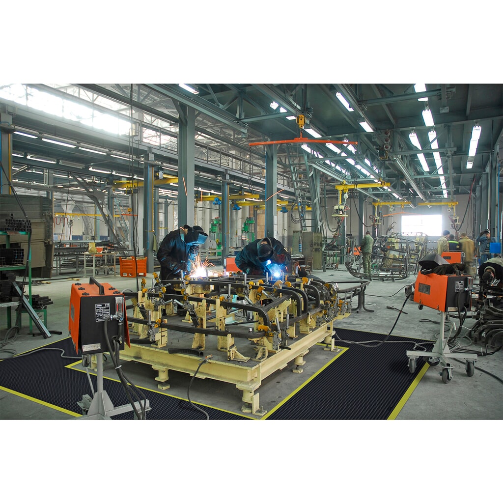 Číslo obrázku produktu 3: Protiúnavová rohož SkywalkerHD™ ESD Nitrile FR, zasouvací systém, 910 x 910 mm