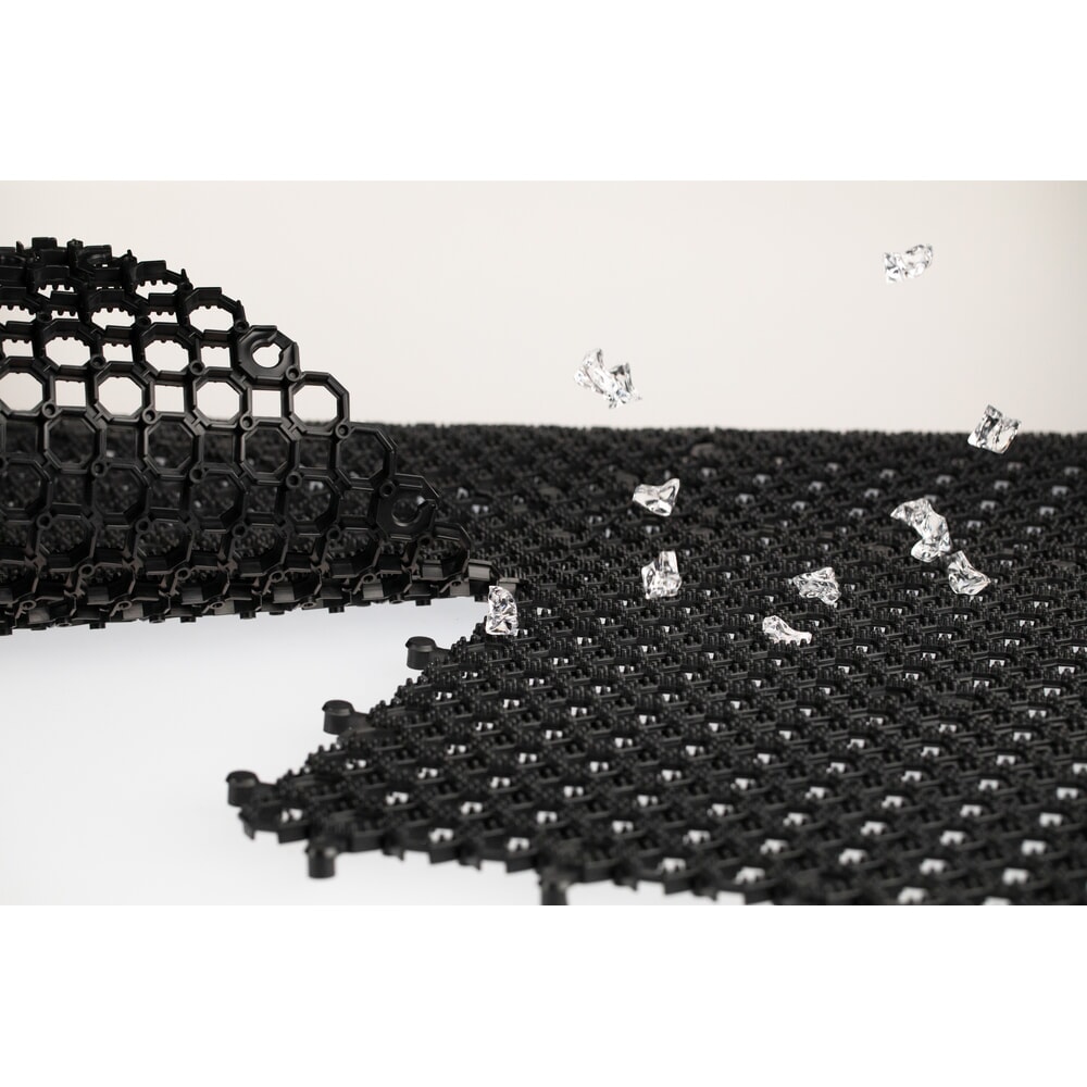 Číslo obrázku produktu 5: Protiúnavová rohož YOGA GRIP ULTRA, voštinový profil, ŠxH 500 x 500 mm