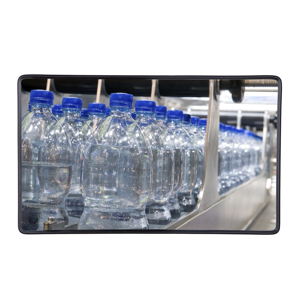 Číslo obrázku produktu 1: Průmyslové zrcadlo Check Mirror, vč. teleskopického ramene, Š×V 900 × 600 mm