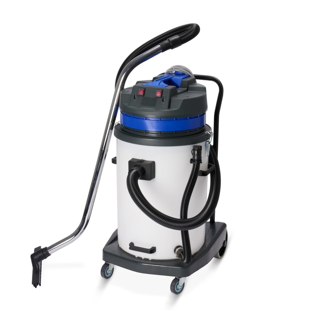 Průmyslový vysavač BASIC, sklápěcí podvozek, mokré + suché vysávání, 2000 W, 70 l Obrázek produktu: Průmyslový vysavač BASIC, sklápěcí podvozek, mokré + suché vysávání, 2000 W, 70 l