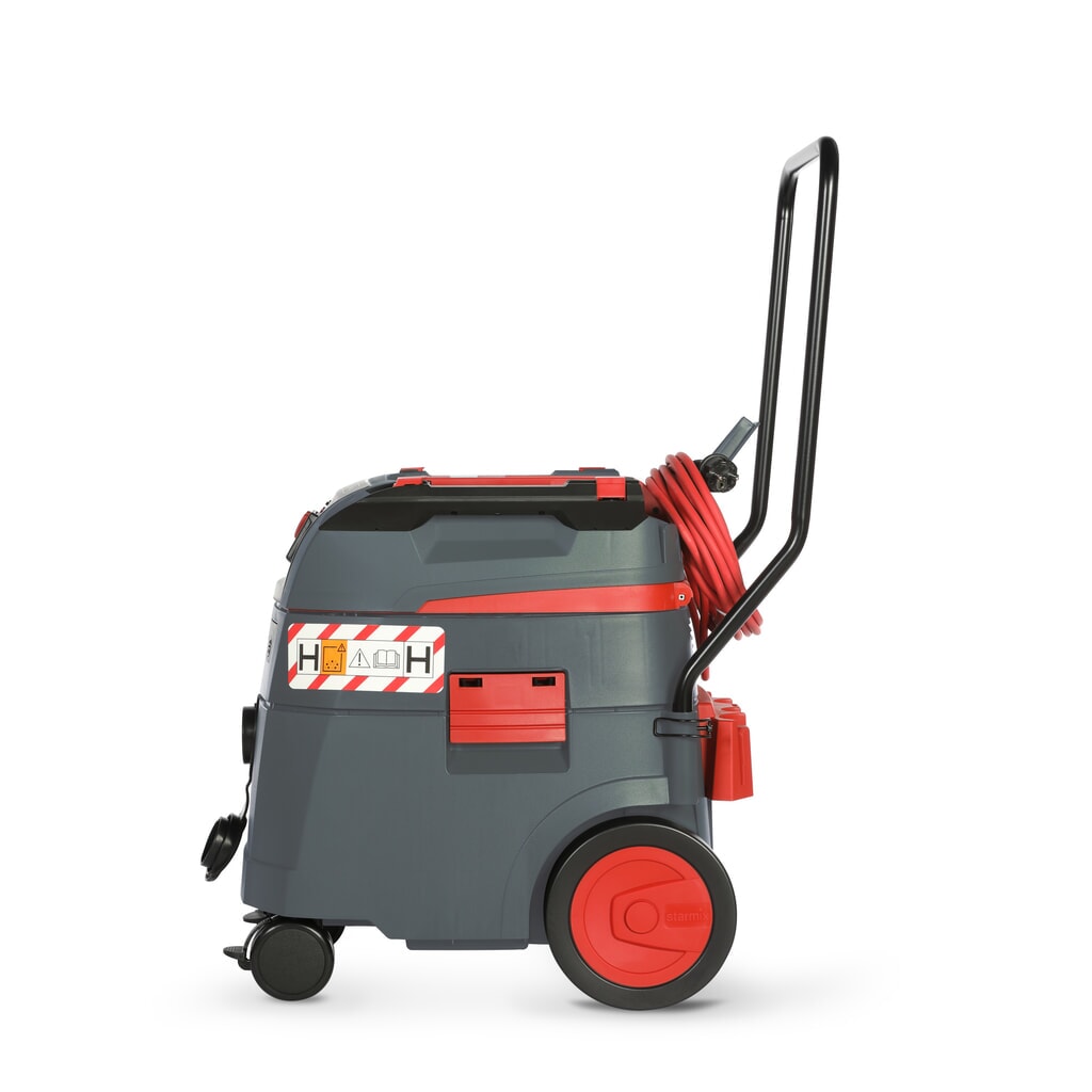 Průmyslový vysavač starmix iPulse, kategorie prachu H, sklopný podvozek, 1600 W, 35 l Číslo obrázku produktu 1: Průmyslový vysavač starmix iPulse, kategorie prachu H, sklopný podvozek, 1600 W, 35 l