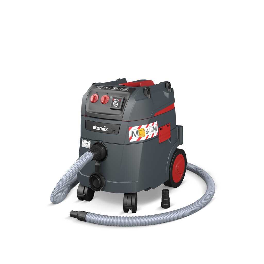 Průmyslový vysavač starmix iPulse, kategorie prachu M, 1600 W, 35 l Obrázek produktu: Průmyslový vysavač starmix iPulse, kategorie prachu M, 1600 W, 35 l
