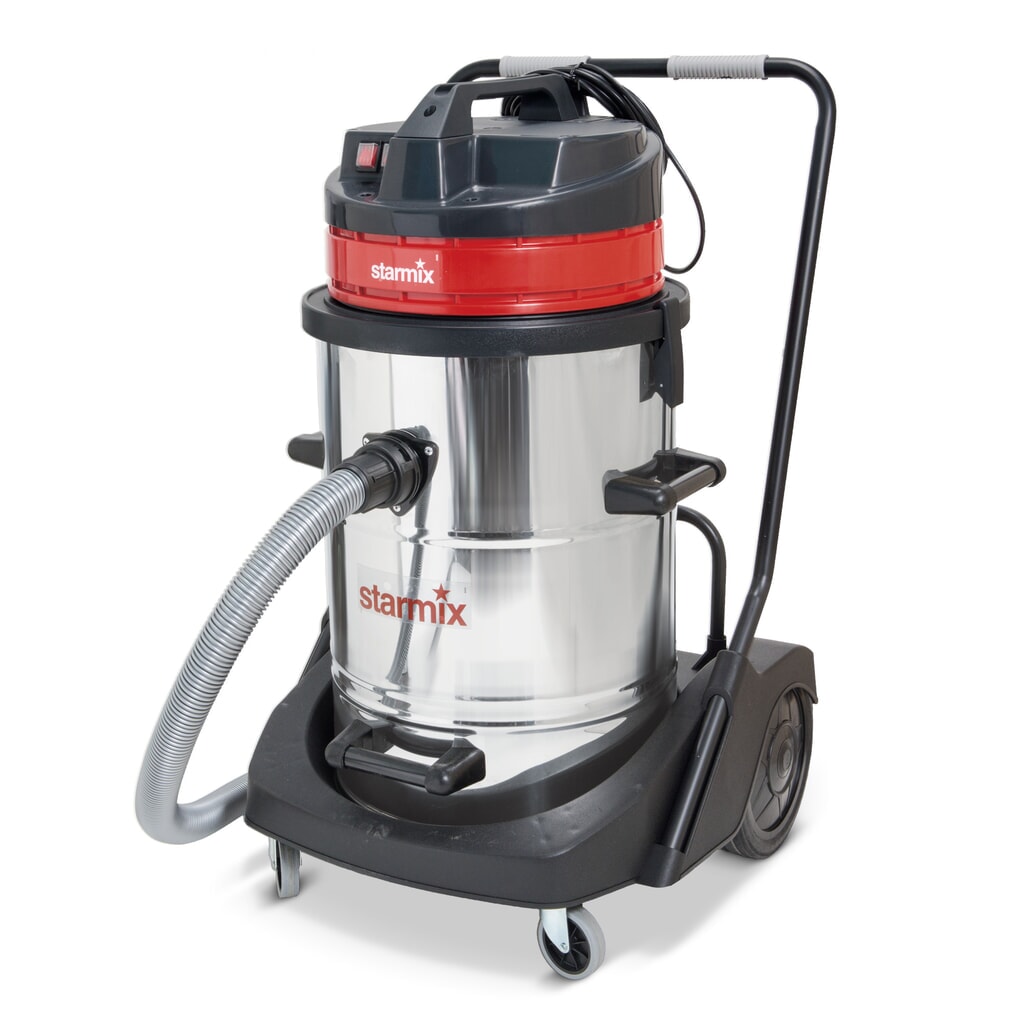 Průmyslový vysavač starmix Power, sklopný podvozek, mokré + suché vysávání, 2400 W, 78 l Obrázek produktu: Průmyslový vysavač starmix Power, sklopný podvozek, mokré + suché vysávání, 2400 W, 78 l