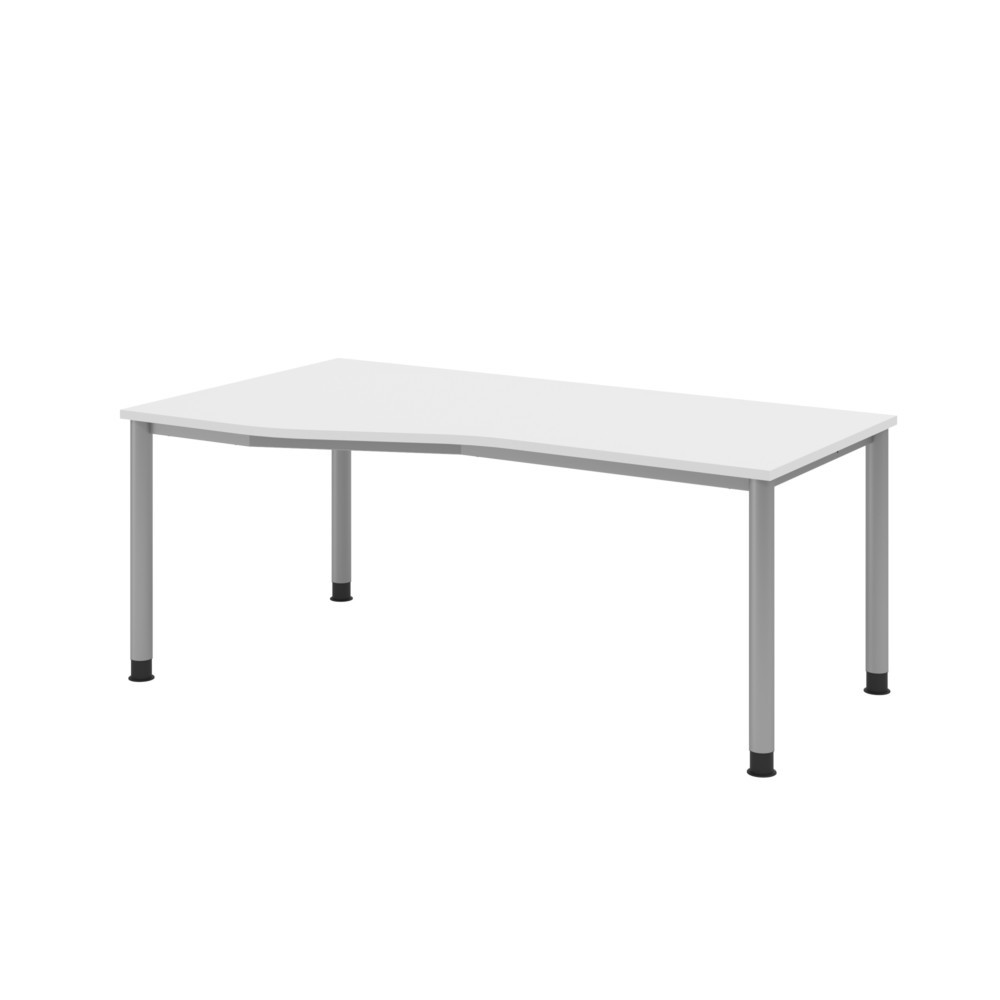 Číslo obrázku produktu 1: Psací stůl Akzent, rám se 4 nohami, š×h 1800 × 1000 mm, bílý