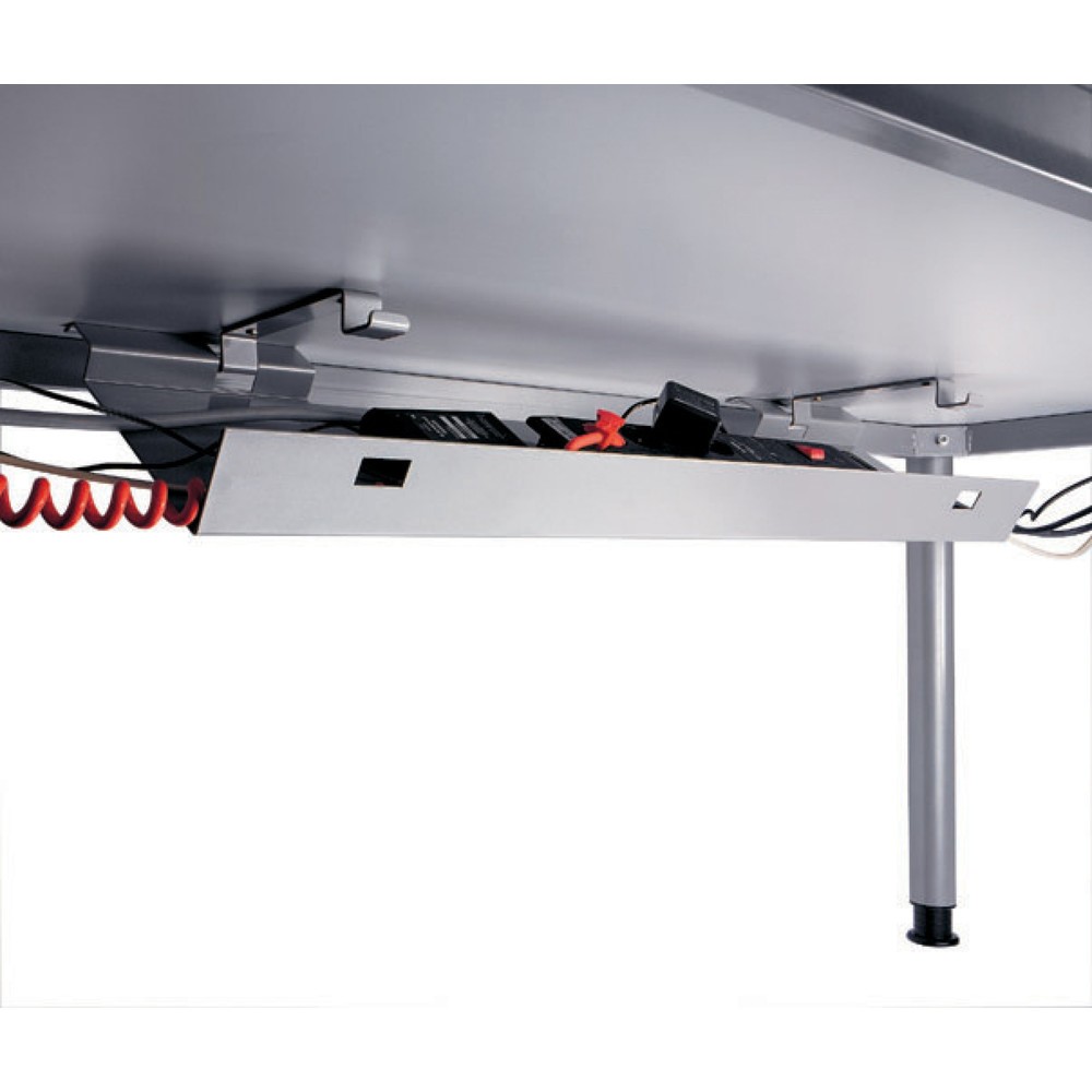Číslo obrázku produktu 4: Psací stůl Akzent, rám se 4 nohami, š×h 1800 × 1000 mm, bílý