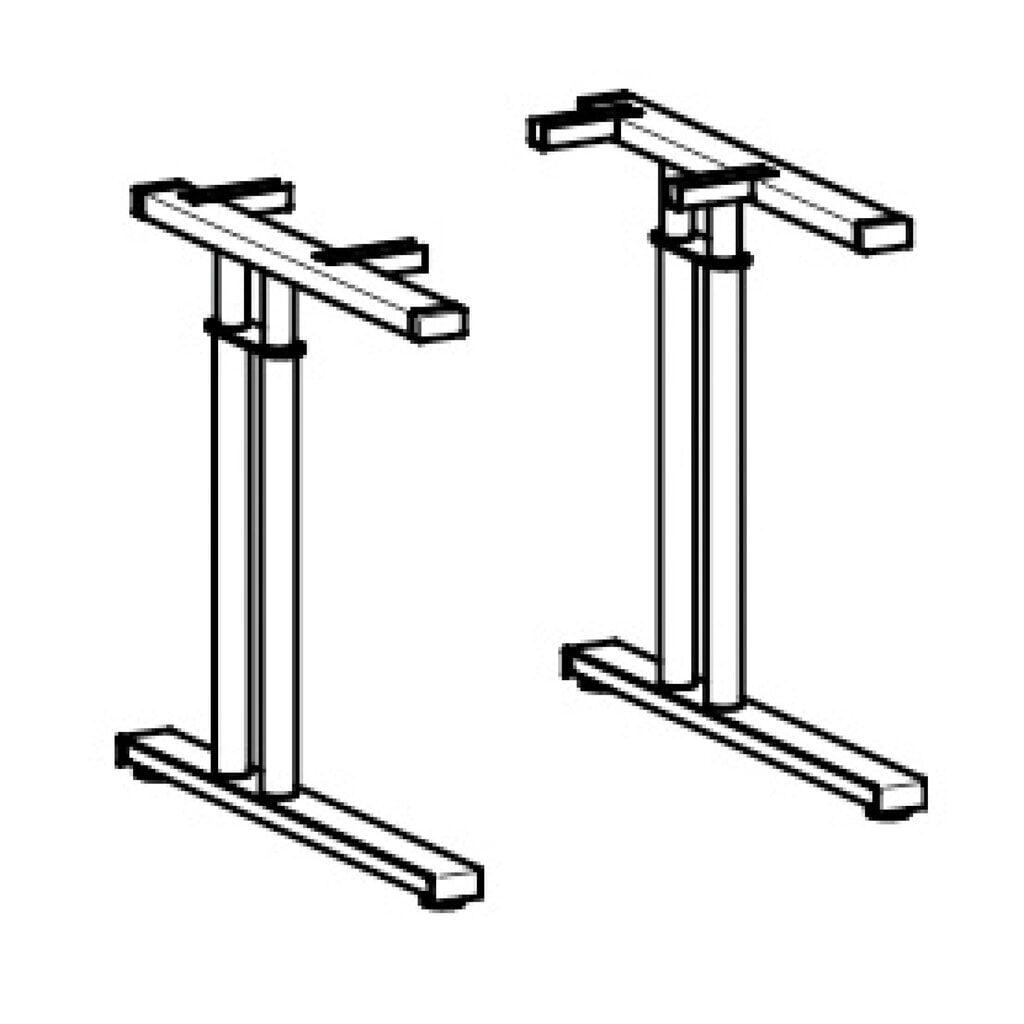 Číslo obrázku produktu 3: Kancelářský psací stůl Geramöbel Profi, rám s nohou C, počítačová deska stolu pravá, ŠxH 1 800 x 1 000 mm, javor