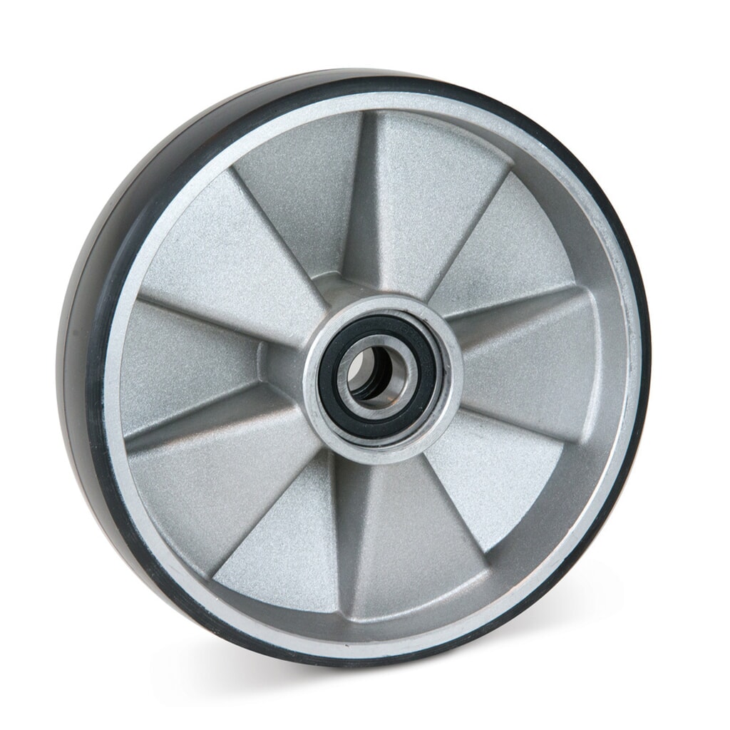 PU volant pro ruční paletový vozík Ameise® typ ACY20, HLTN, rok od '09, Ø 180 mm, černý Obrázek produktu: PU volant pro ruční paletový vozík Ameise® typ ACY20, HLTN, rok od '09, Ø 180 mm, černý